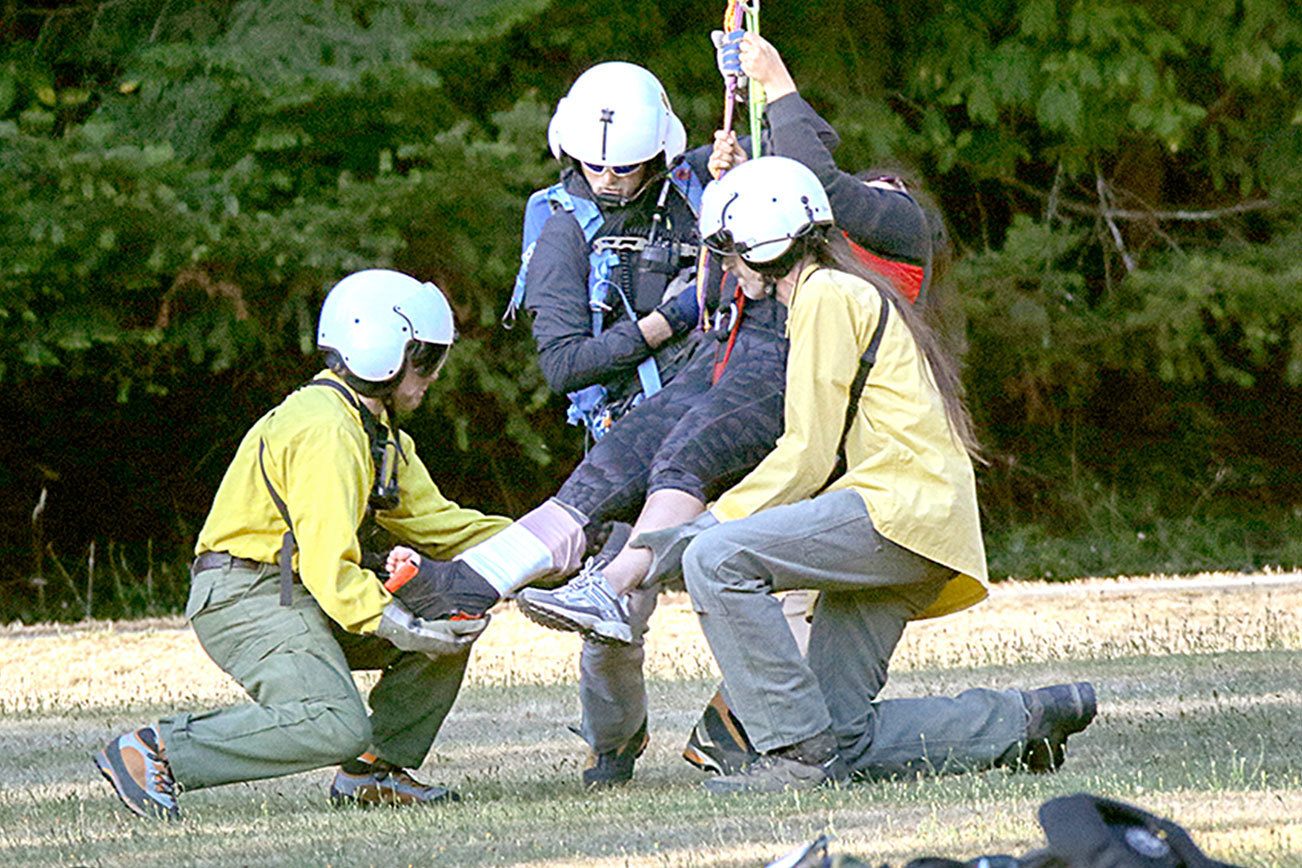 Hiker treated for fall on Olympic National Park’s Pyramid Peak