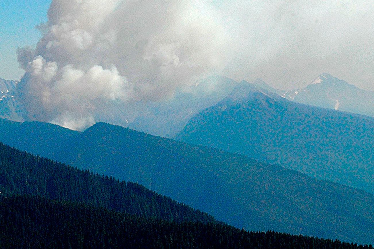 Record-breaking heat fuels Olympic National Park fires