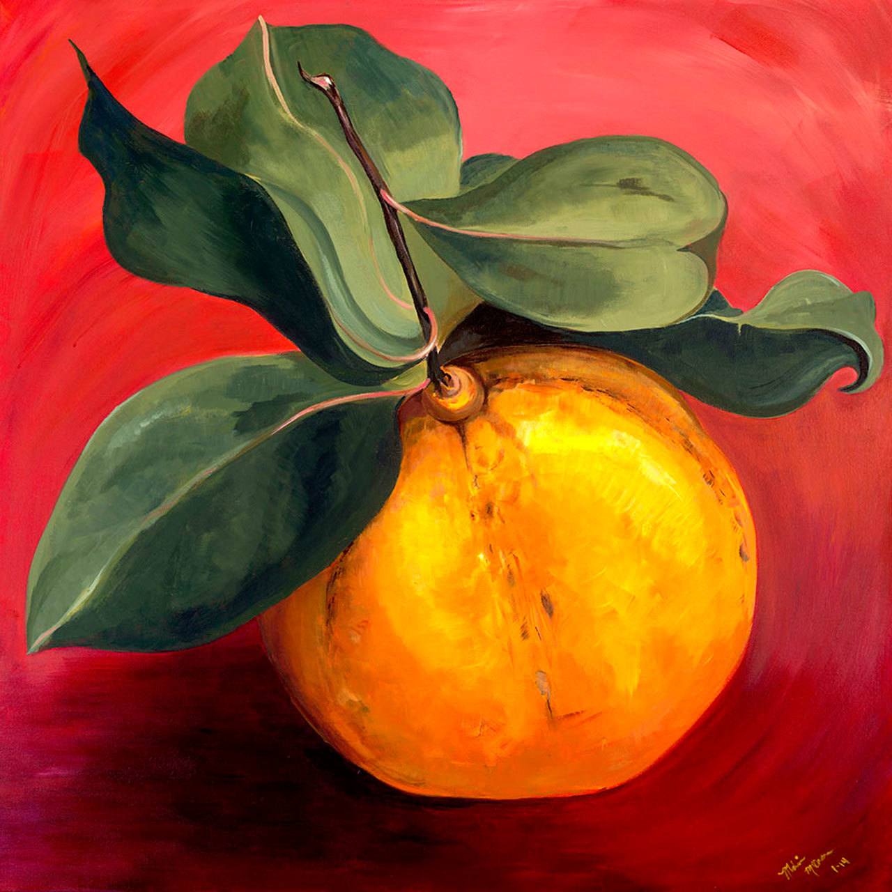 This piece by Melissa McCanna, titled “Quince,” will be on display this weekend during the Art Port Townsend 18th Annual Artist Studio Tour. — Kim Simonelli.
