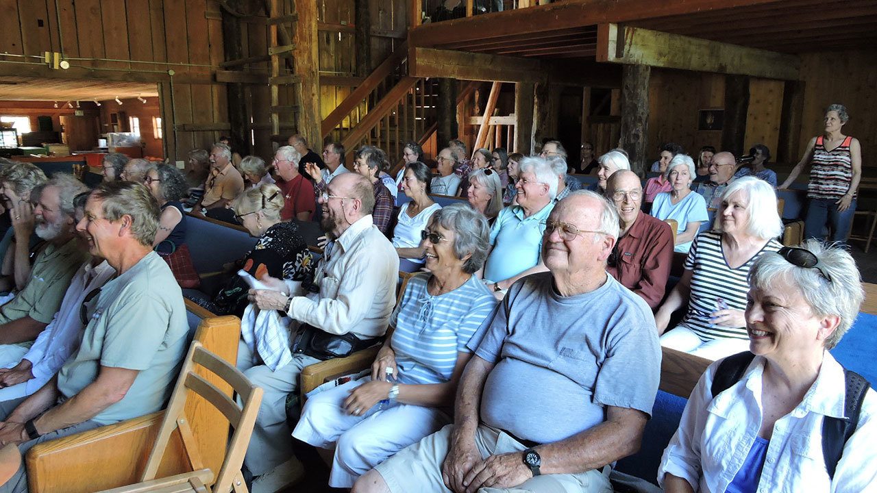 Audiences are returning to a historic Quilcene barn, seen here, to hear live music after a brief hiatus. Two free shows are scheduled for this weekend at the barn, 7360 Center Road. — Concerts In the Barn.
