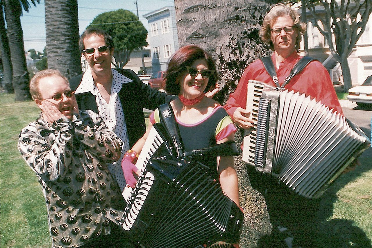 Those Darn Accordions will perform during the inaugural Port Townsend Deep Squeeze Accordion Festival today and Saturday at The Pourhouse, 2231 Washington St., and Sunday at Pope Marine Plaza in Port Townsend. (Those Darn Accordions)
