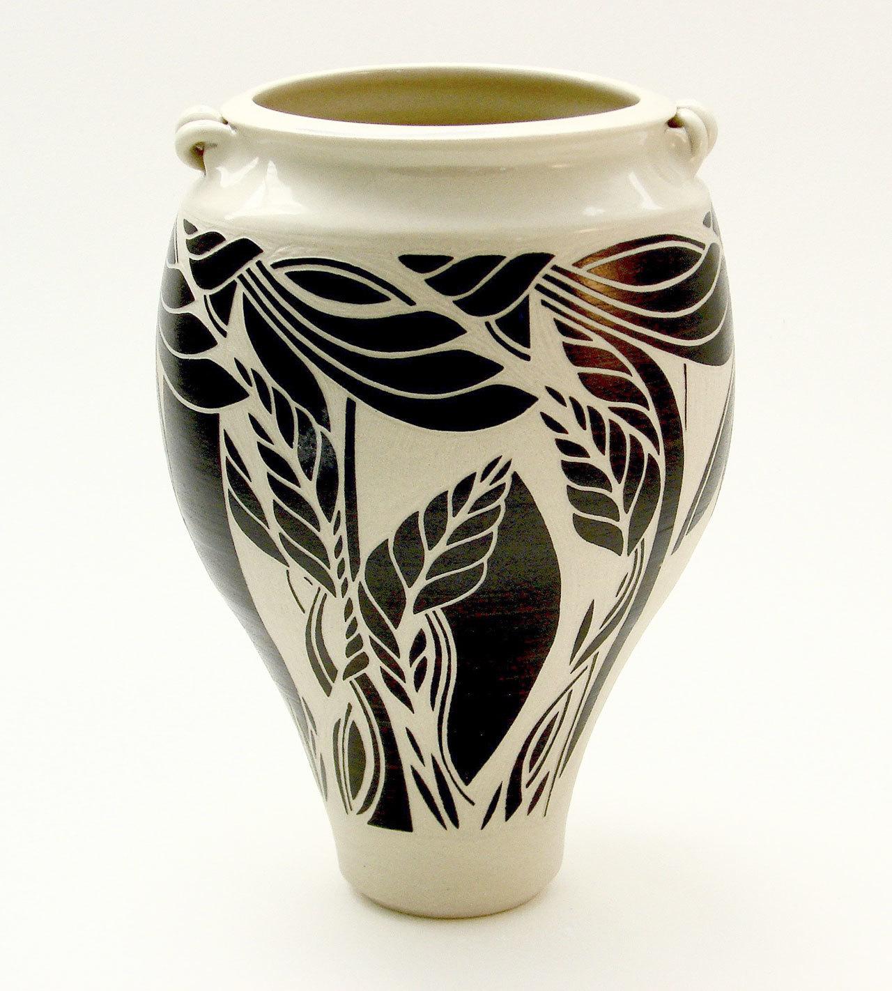 A vase by Linda Collins Chapman.