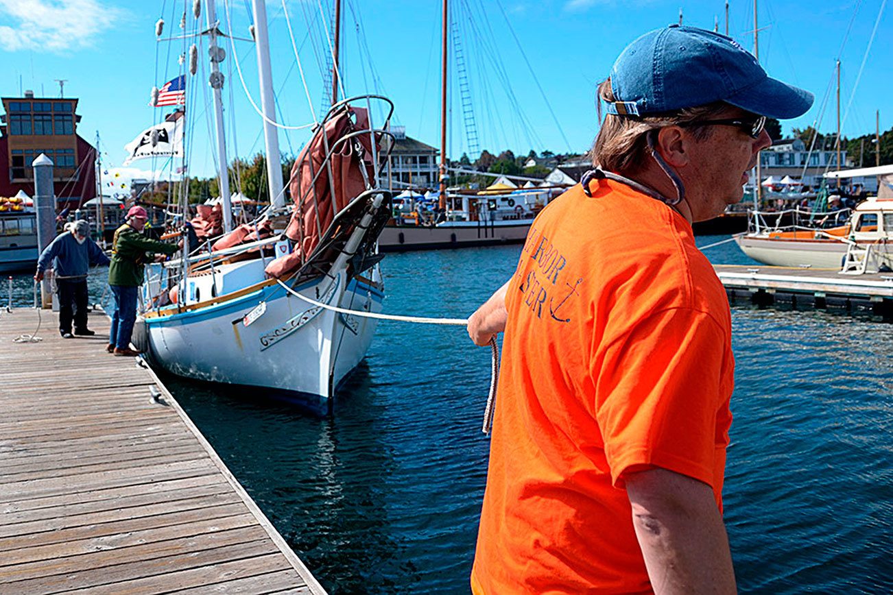 Sail-by to cap Wooden Boat Festival weekend in Port Townsend
