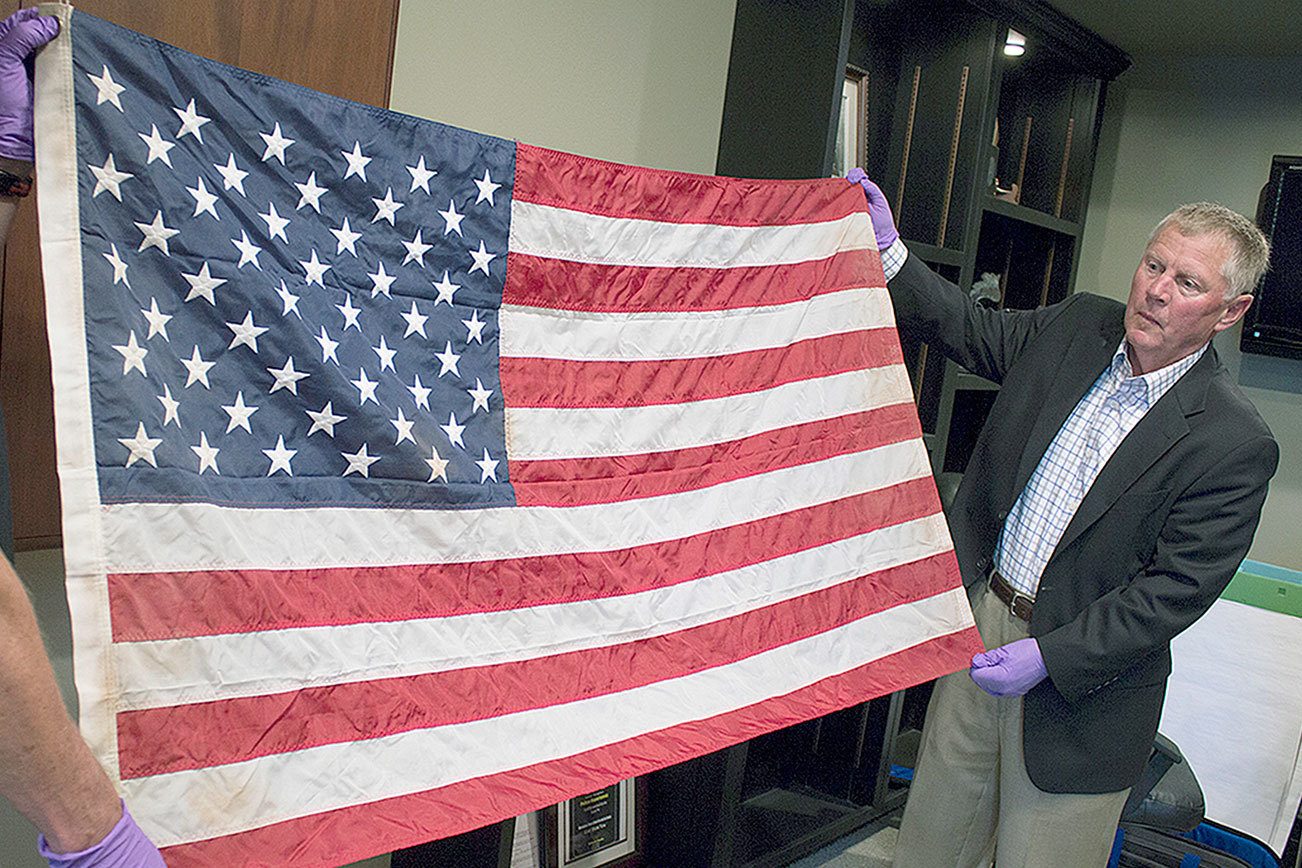 Lost 9/11 flag thought to have been found in Everett