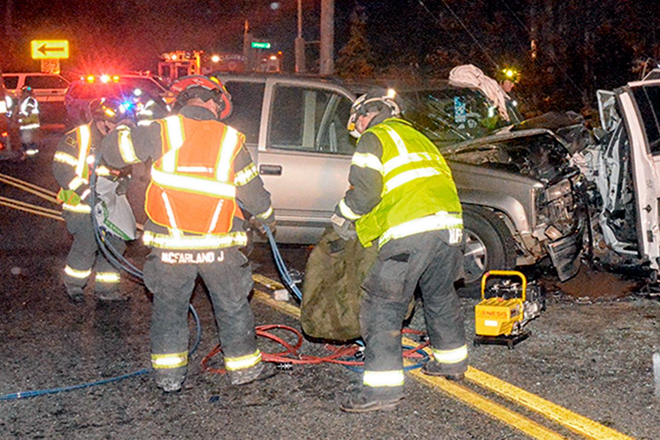 Three hurt in crash on Elwha River bridge west of Port Angeles