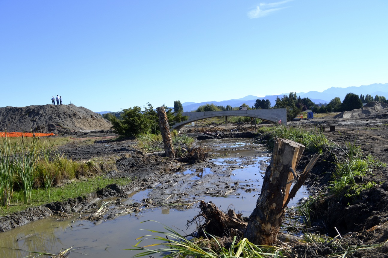 Staff with the North Olympic Salmon Coalition anticipate The 3 Crabs Nearshore and Estuarine Restoration Project to be complete by November, which includes a new bridge over Meadowbrook Creek.