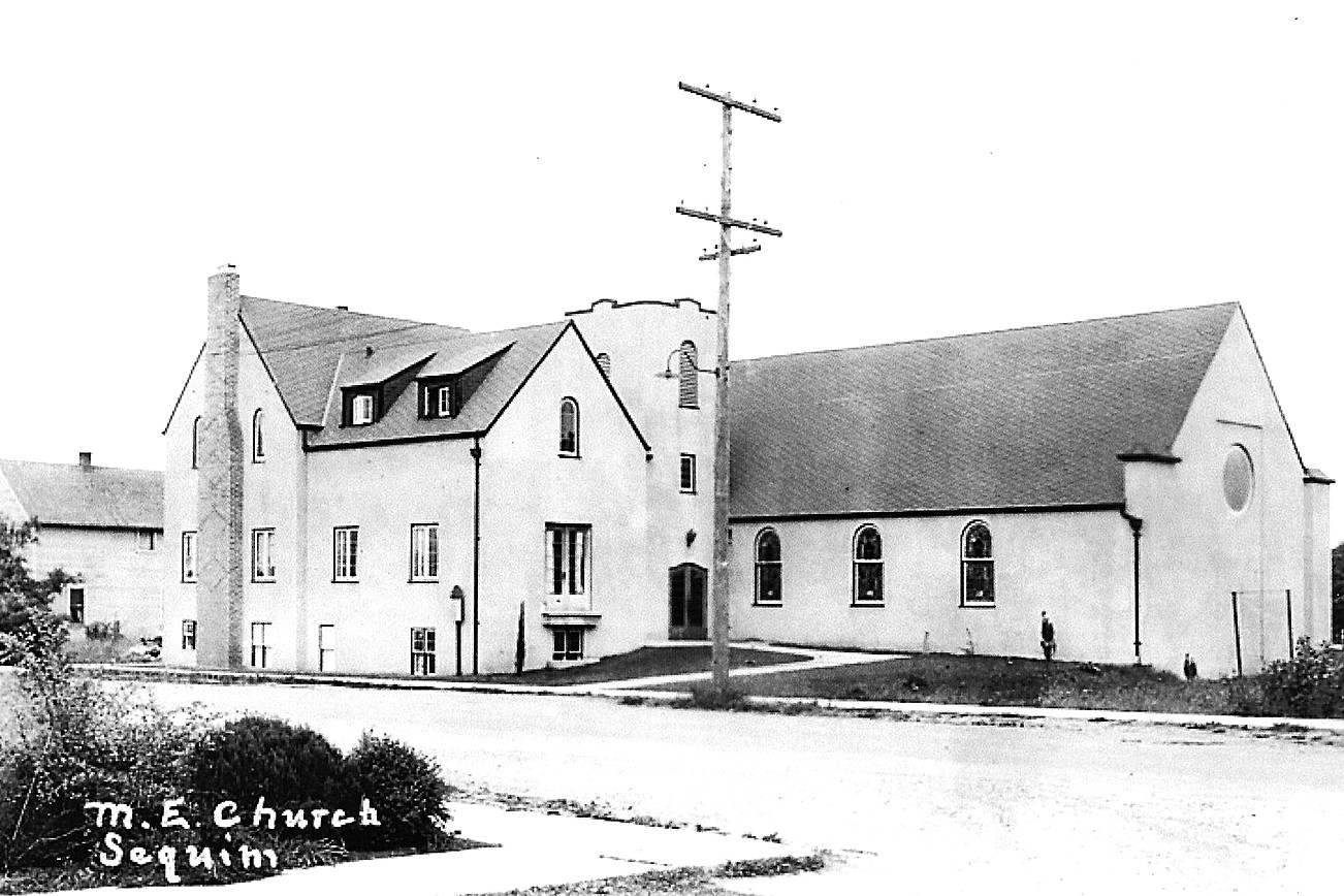 October picture from the past                                Do you recognize this church and do you know what occupies this building now? Hint: It is east of Port Angeles. Send your comments to bretches1942@gmail.com or mail them to Alice Alexander, 204 W. Fourth St., Apt 14, Port Angeles, WA 98362, and she will use your comments in her column Nov. 6.