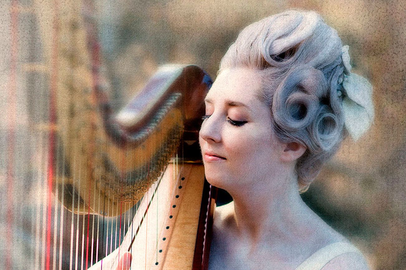 Harpist Megan Ward featured artist at weekend concerts in Port Angeles, Sequim