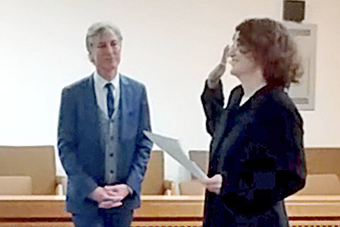 North Olympic Peninsula’s first limited-license legal technician is sworn in