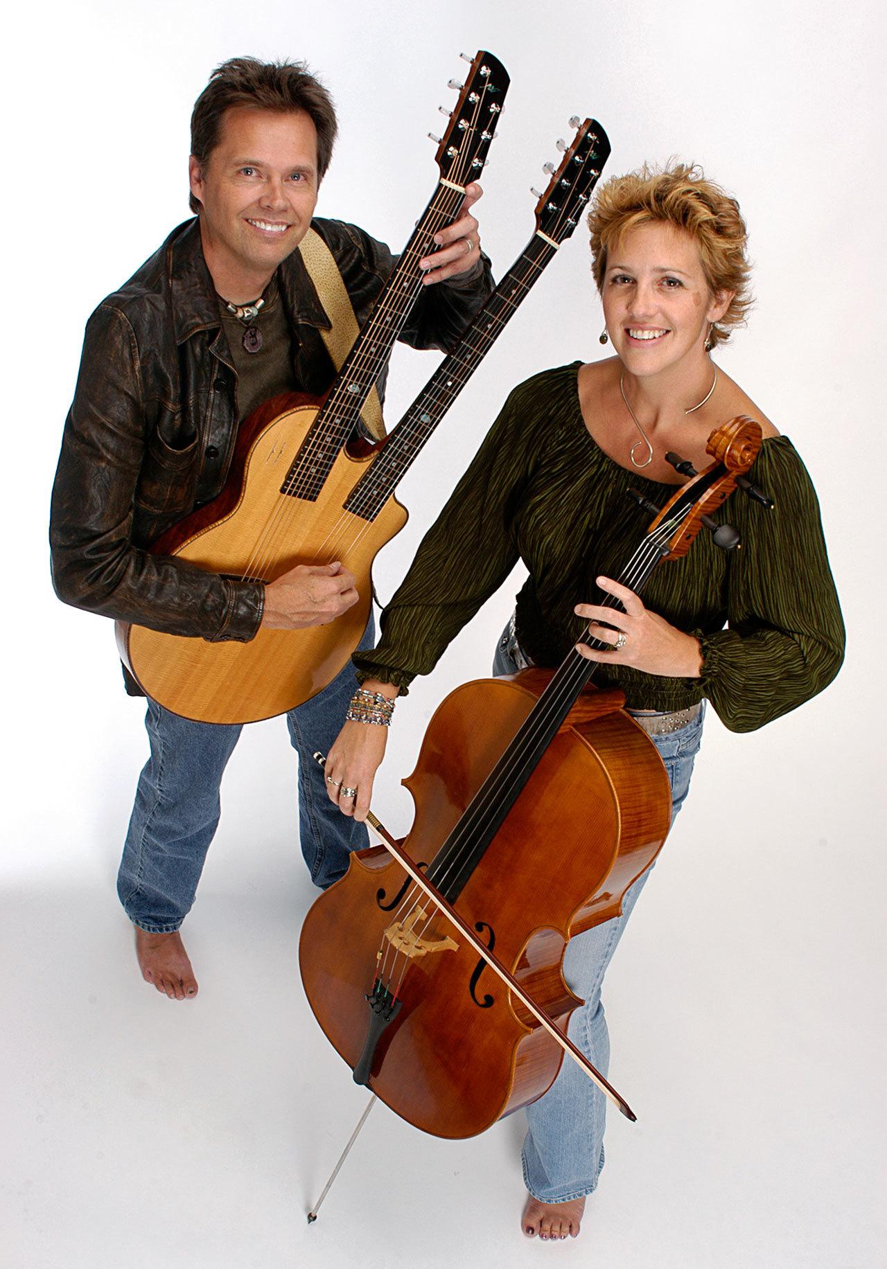 Acoustic Eidolon, a musical duo consisting of cellist Hanna Alkire and guitjo player Joe Scott, will perform Saturday at thePort Ludlow Bay Club, 120 Spinnaker Place. The show begins at 7:30 p.m. — Mark Sims.