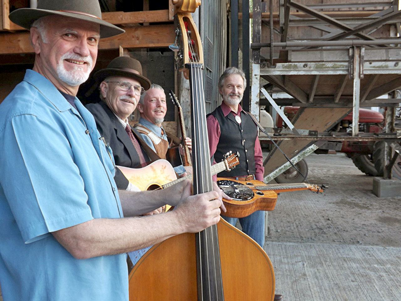 Peninsula College’s Maier Hall, 1502 E. Lauridsen Blvd., at 7 tonight hosts FarmStrong, a four piece country music group seen here.— FarmStrong.