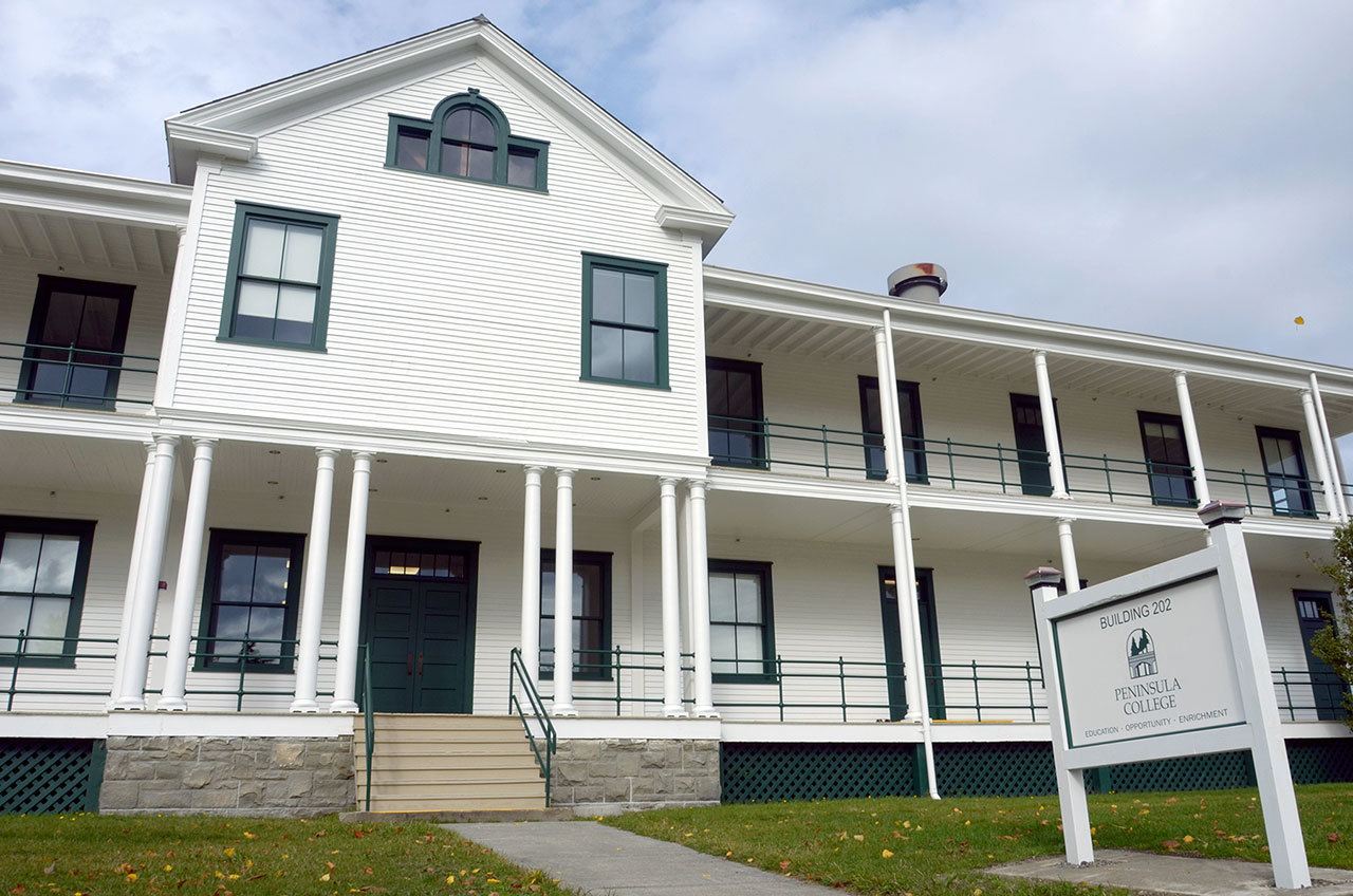 Peninsula College will hold a grand opening Monday with students, faculty and community members to celebrate the newly remodeled building at Fort Worden State Park in Port Townsend. (Cydney McFarland/Peninsula Daily News)