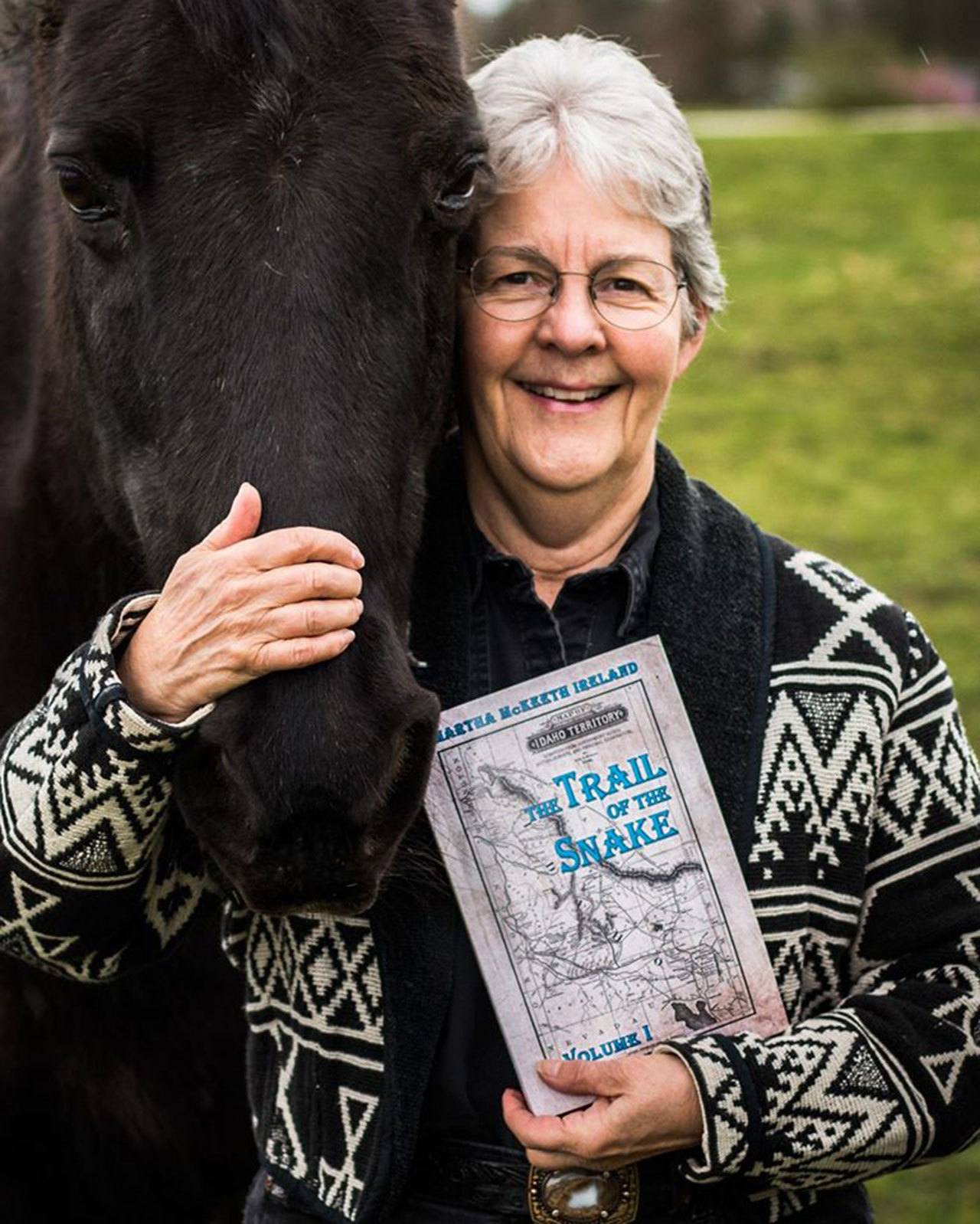 Martha McKeeth Ireland recently released her first book, “The Trail of the Snake,” in print after first releasing it on Amazon’s Kindle. (Viola Ware)