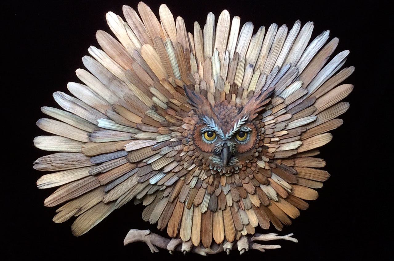 This year’s Port Townsend Woodworker’s Show will be held Nov. 5-6. Shown is a wooden owl created by Stan Rill.