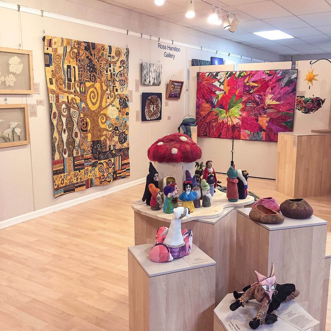 The Museum and Arts Center, 175 W. Cedar St., during Art Walk will offer a glimpse at the North Olympic Fiber Arts Festival’s “Material Measurement – Magnitude, Meaning & Makers” fiber arts juried exhibition. — The Museum and Arts Center.