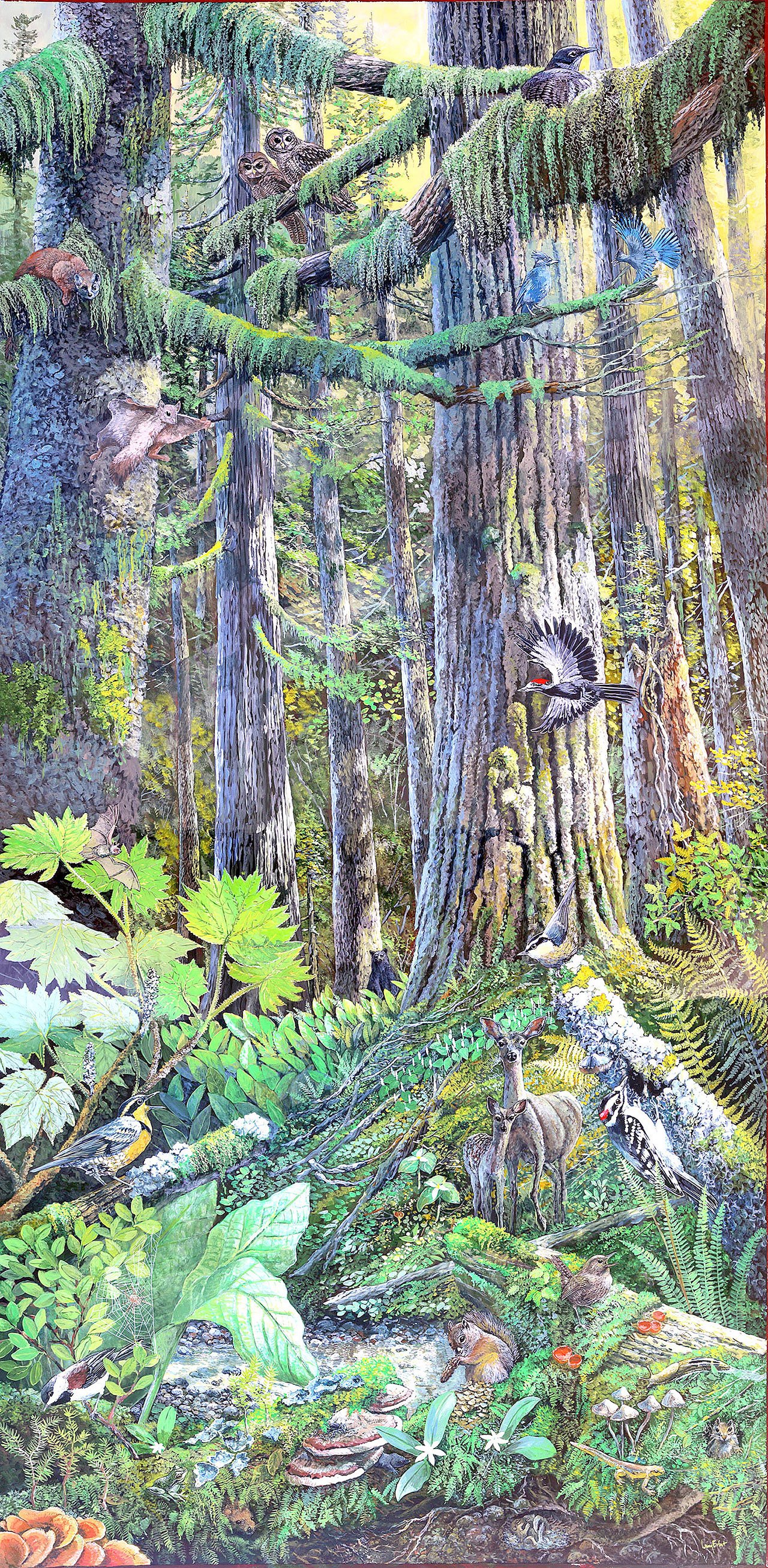 During Art Walk, this painting by Larry Eifert, titled “Carbon River,” will be on display at Gallery 9, 1012 Water St. — Larry Eifert.