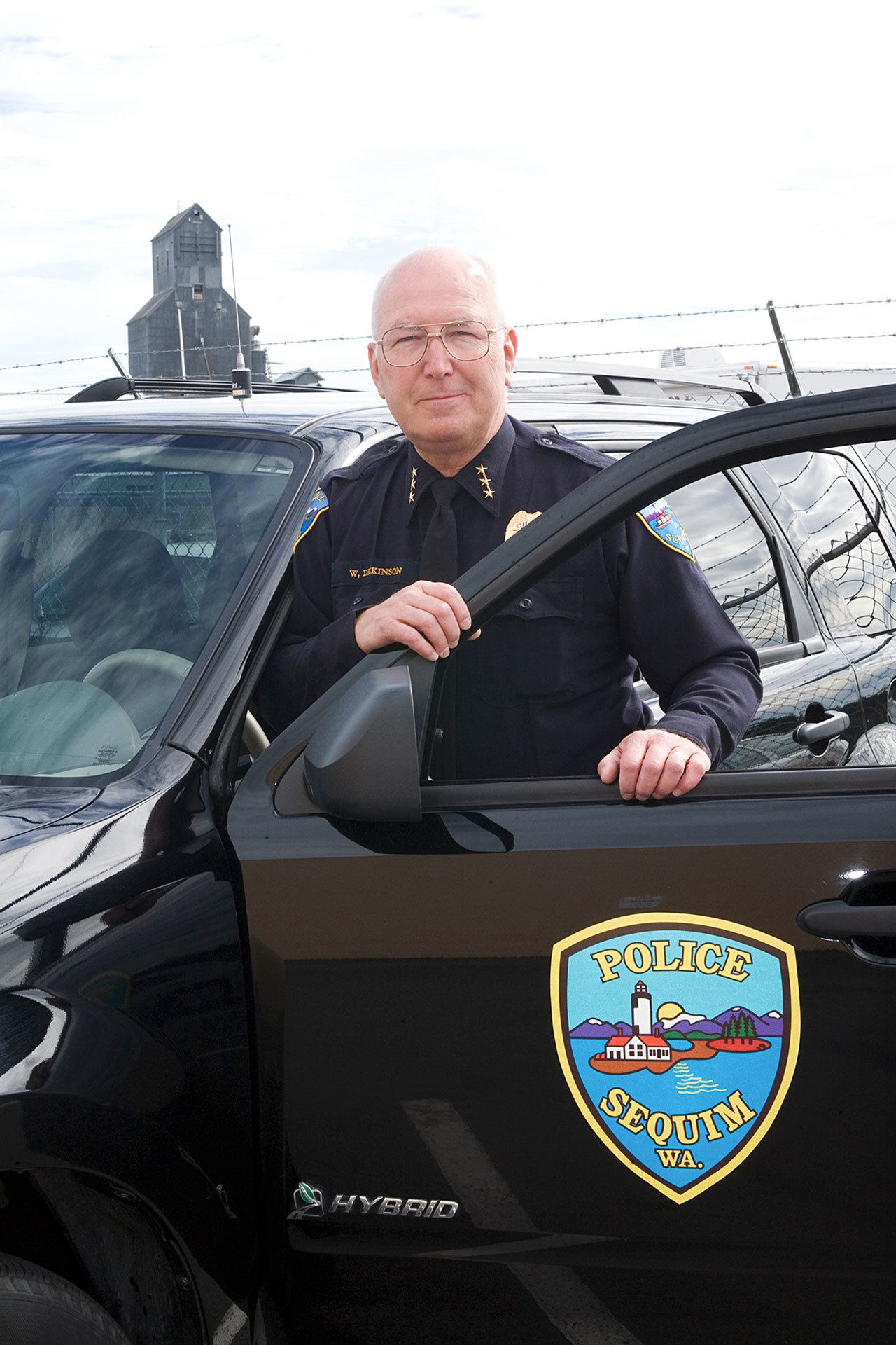 Sequim Police Chief Bill Dickinson will retire next month.