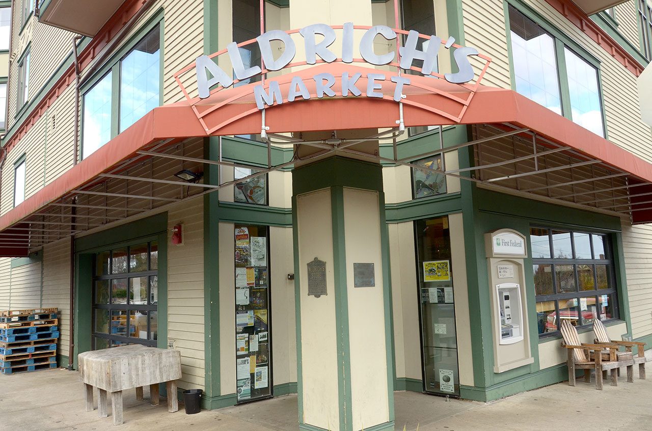 Aldrich’s Market, a 121-year-old business in Port Townsend’s uptown district, is still scheduled to close in January when the current owner’s lease expires. (Cydney McFarland/Peninsula Daily News)
