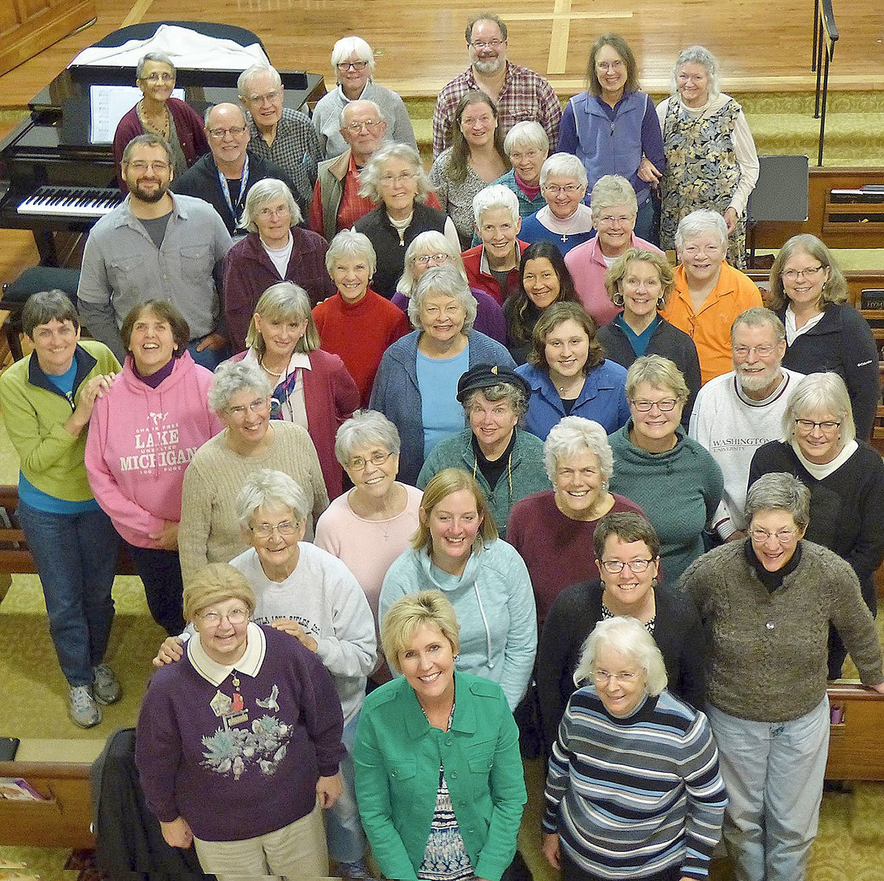 The Community Chorus of Port Townsend and East Jefferson County, seen here, will perform a holiday concert this evening with second concert Sunday at the First PresbyterianChurch, 1111 Franklin St., in Port Townsend. (Sue Reid)