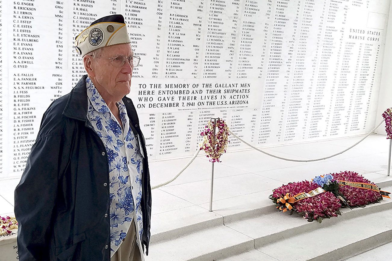 Port Townsend man in Hawaii for 75th anniversary of Pearl Harbor attack