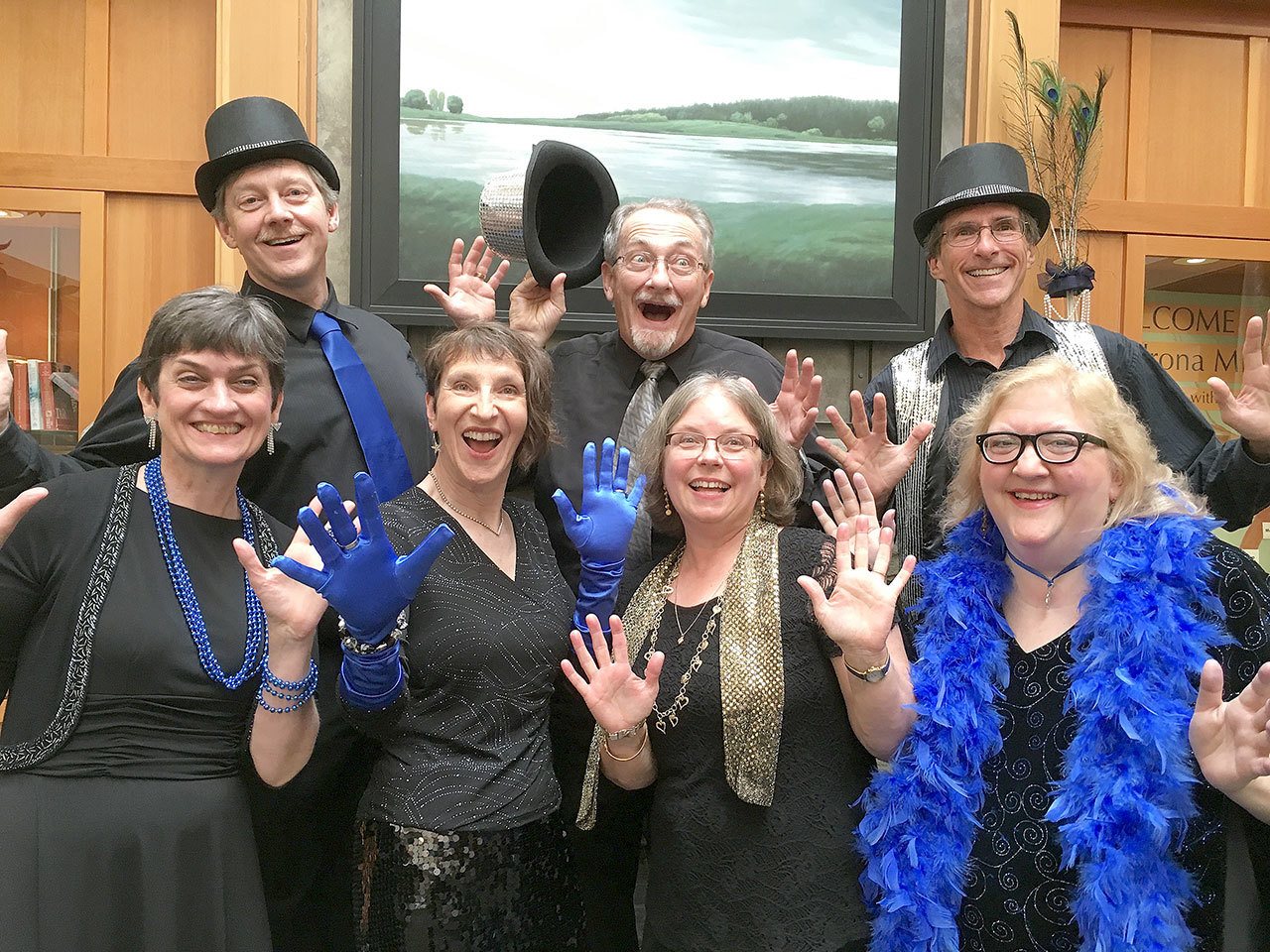 The Wild Rose Chorale, seen here, and musical guests will perform live at 7 tonight and 2:30 p.m. Sunday at First Presbyterian Church, 1111 Franklin St., Port Townsend. (Wild Rose Chorale)