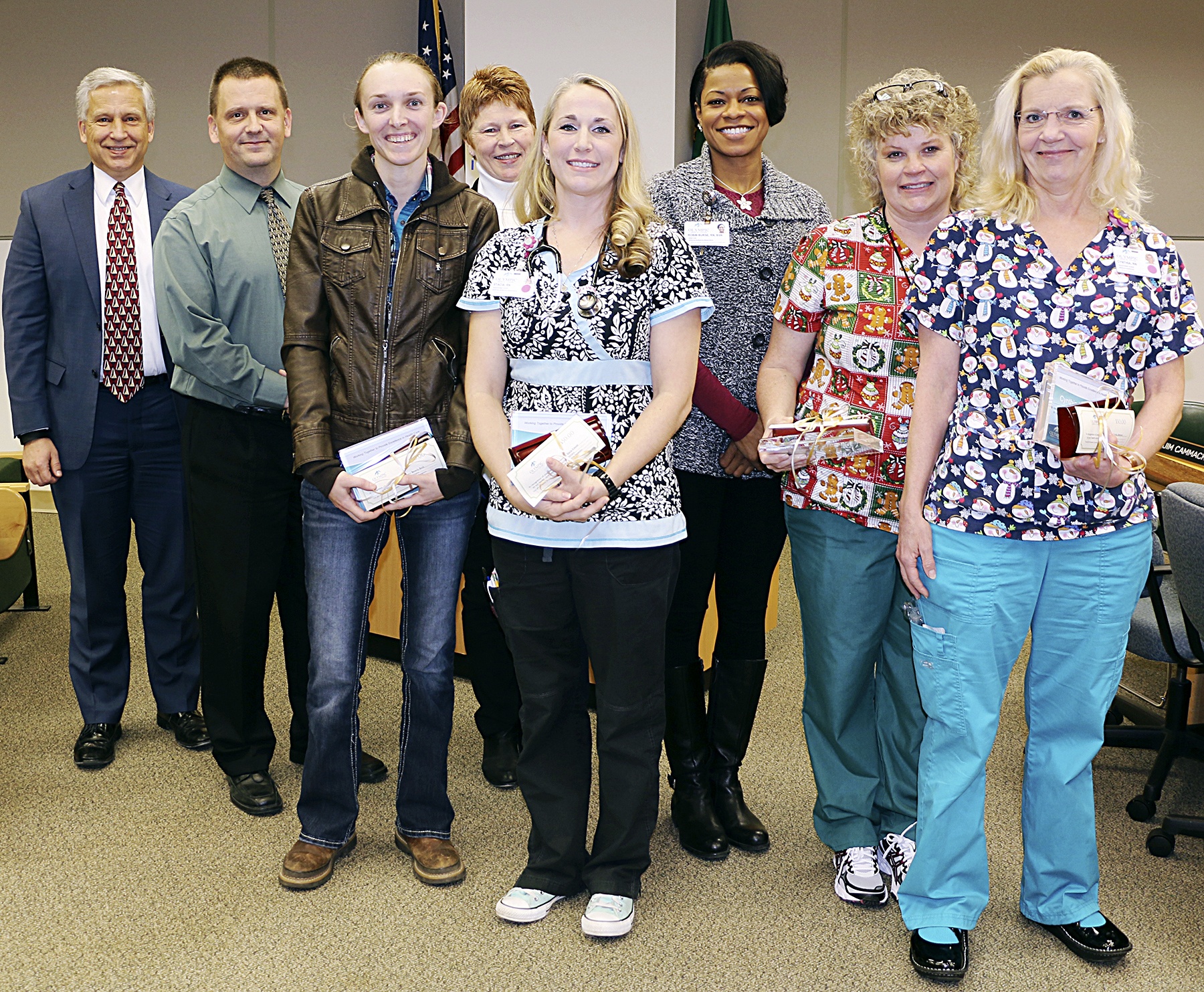 OMC board recognizes five employees Peninsula Daily News