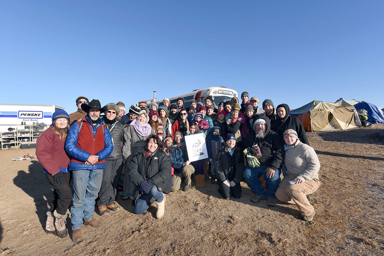 Local activists who went to the Standing Rock Sioux reservation to deliver donations in November will present their experiences to the public Sunday. (Megan Claflin/Pacific Northwest Stands with Standing Rock)