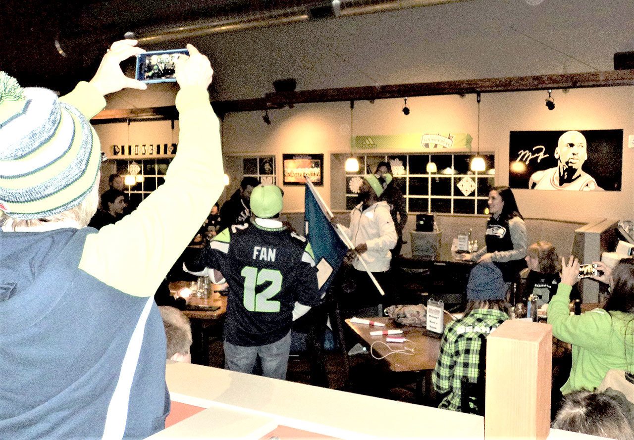 SPORTS SHOT: Seahawks hold rally in Port Angeles