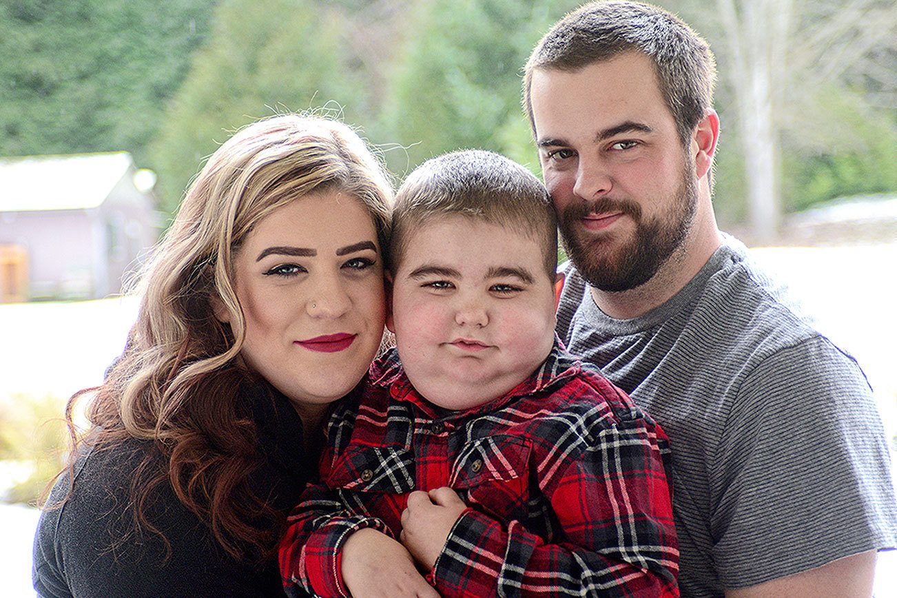 Sequim boy struggles with rare disease; parents strive to raise awareness