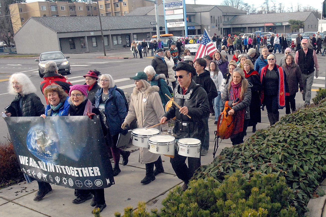Over 200 march in Port Angeles Gathering for Hope