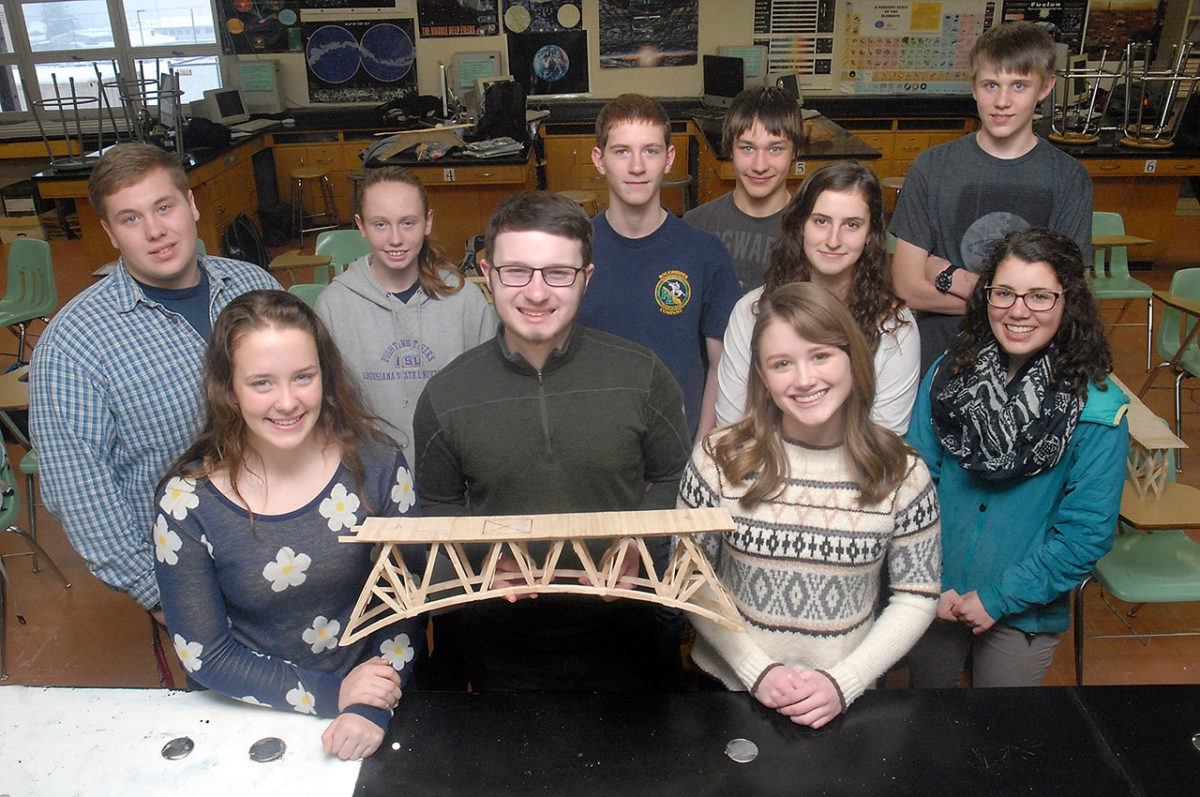 Students sweep Popsicle Stick Bridge Competition Peninsula Daily News