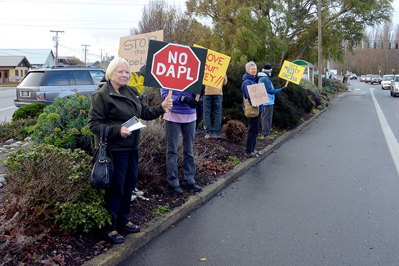 Dakota Access Pipeline protest resumes in Port Townsend