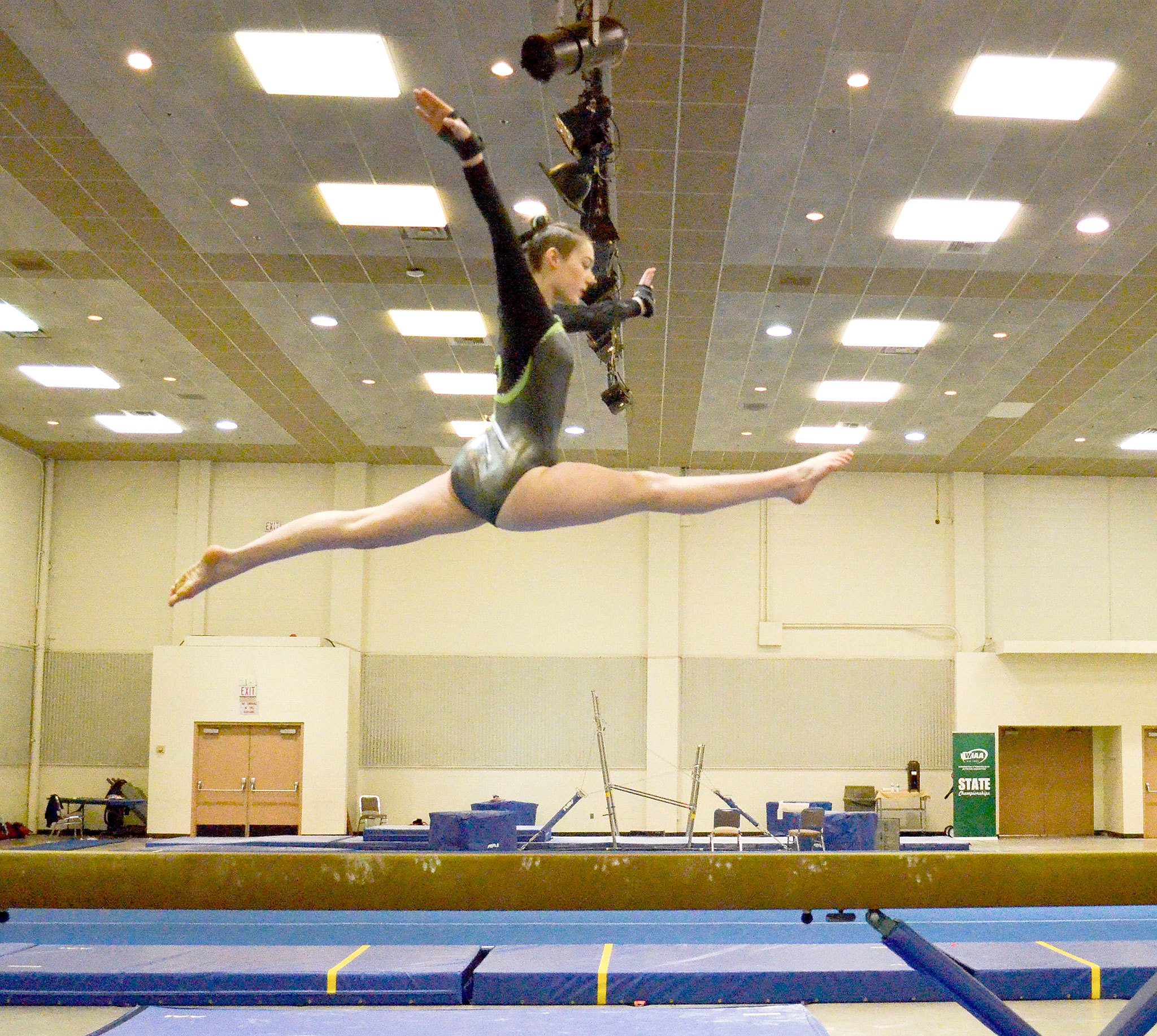 STATE GYMNASTICS: Port Angeles athletes finish a strong sixth