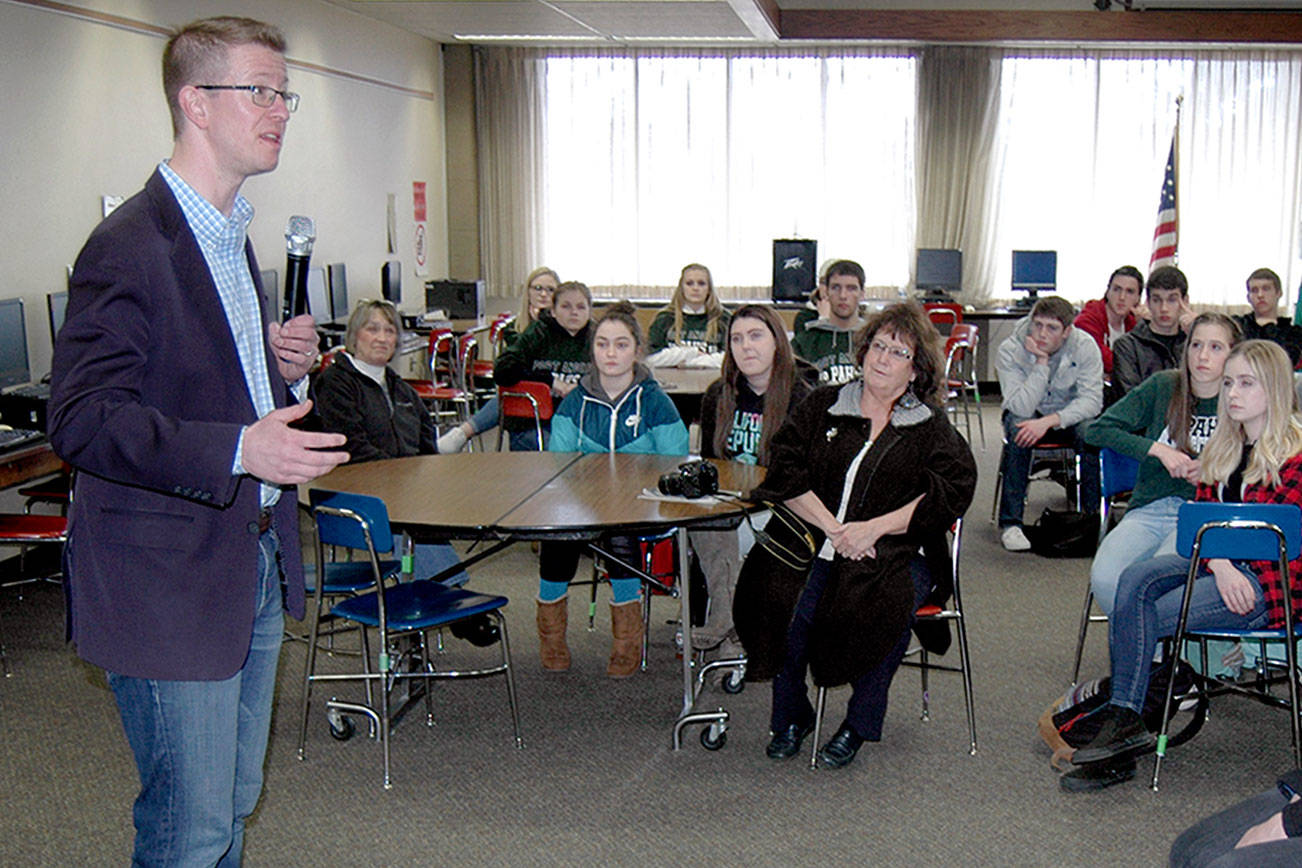 Port Angeles High School students ask lawmaker about future with Trump