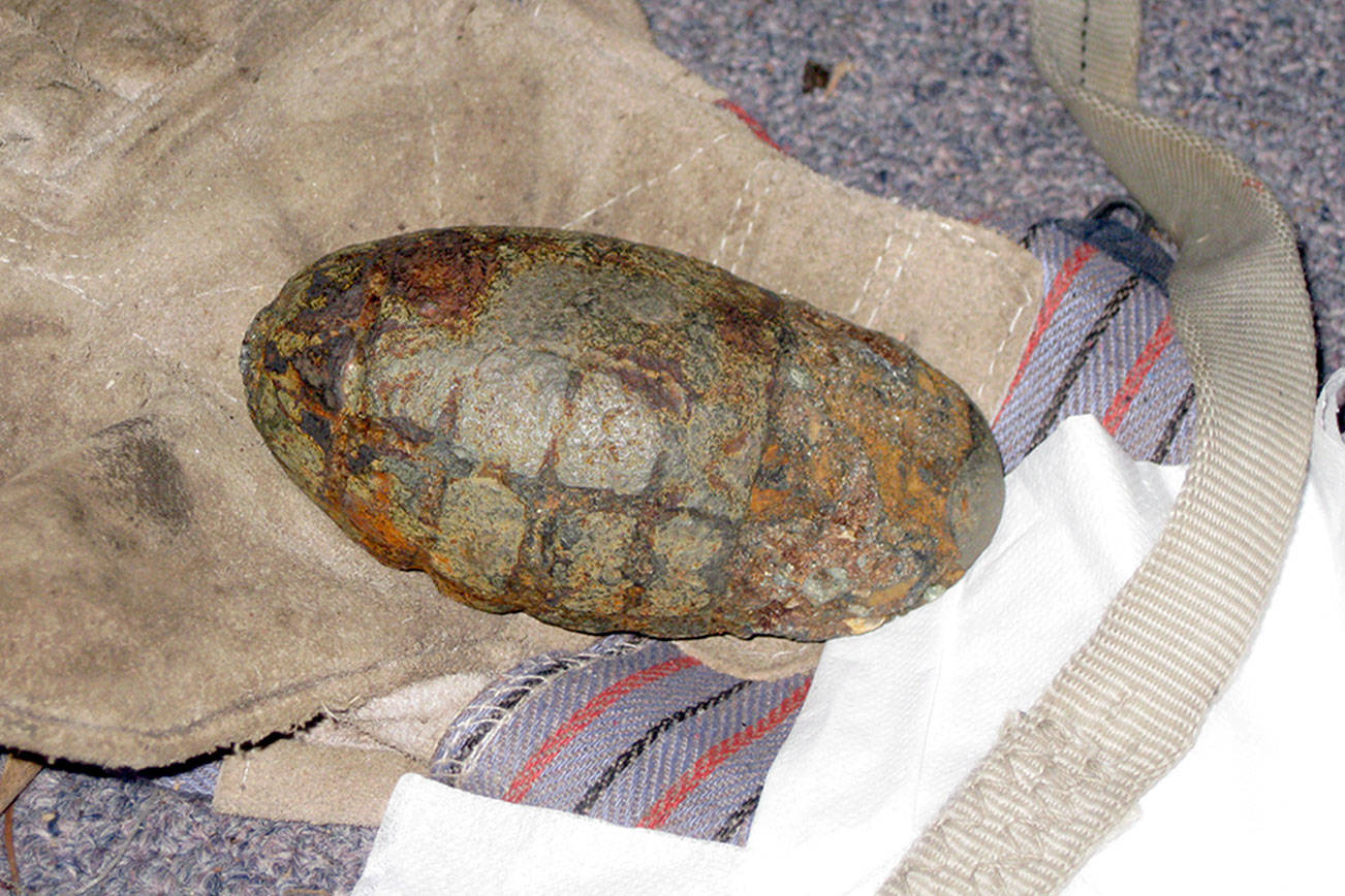 World War II-era grenade found on Port Townsend beach destroyed