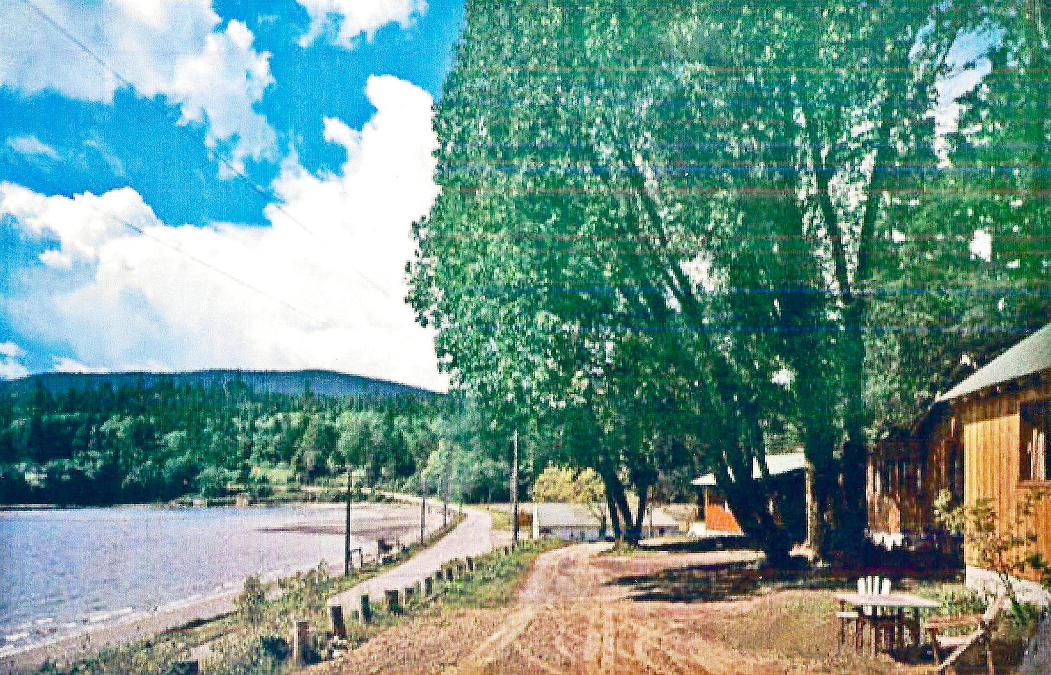 Rex Gerberding Collection                                The Silver Sands Resort, shown in the 1950s or early 1960s, is just east of John Wayne Marina.