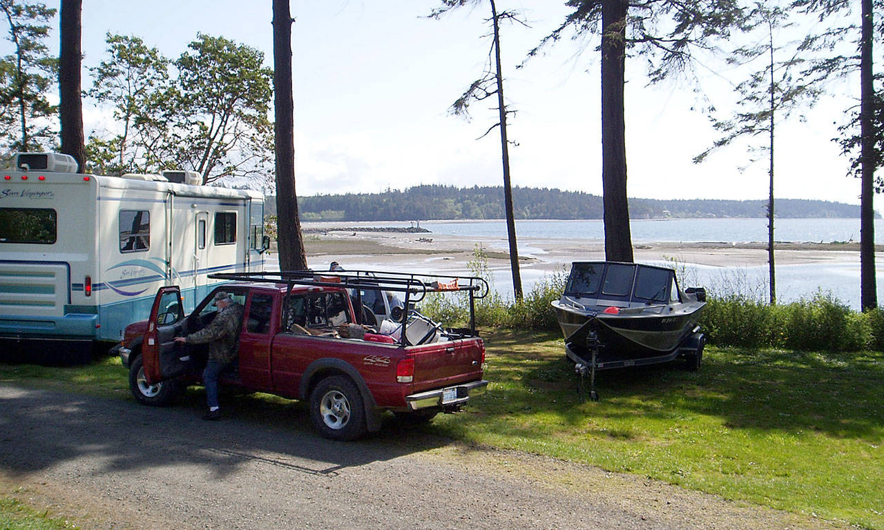 Oak Bay Campground will have over 20 sites available this year and is one of four campgrounds that opened in Jefferson County on April 1. All of the campgrounds will be available with no reservations needed. (Jefferson County Parks and Recreation)
