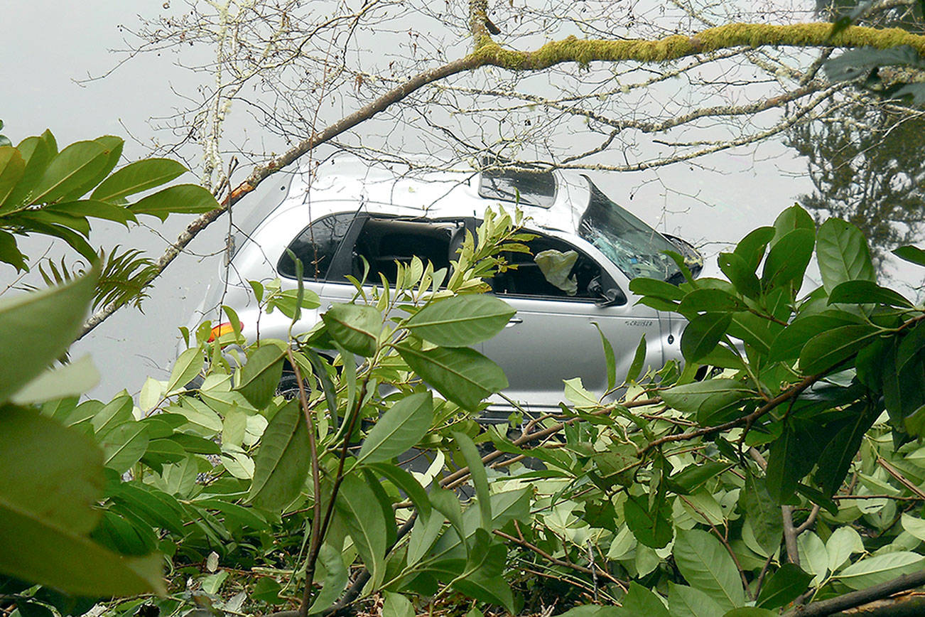 Car lands in bay near Port Ludlow