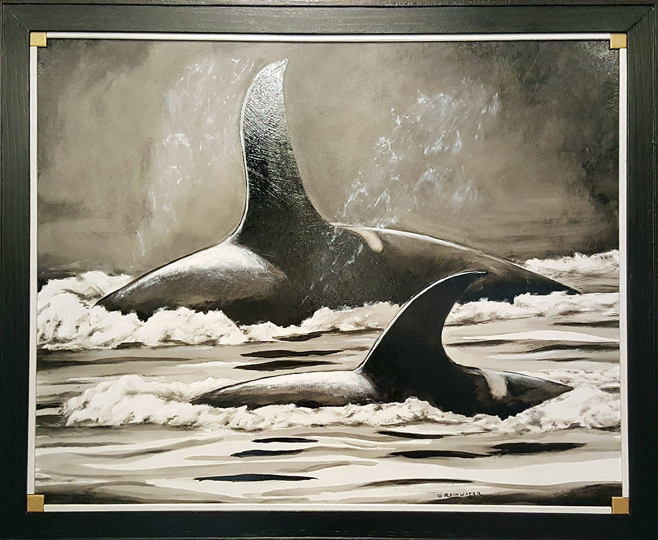 Gary Rainwater of Port Townsend is among the artists in the Heatherton Gallery Whale of an Art Show.