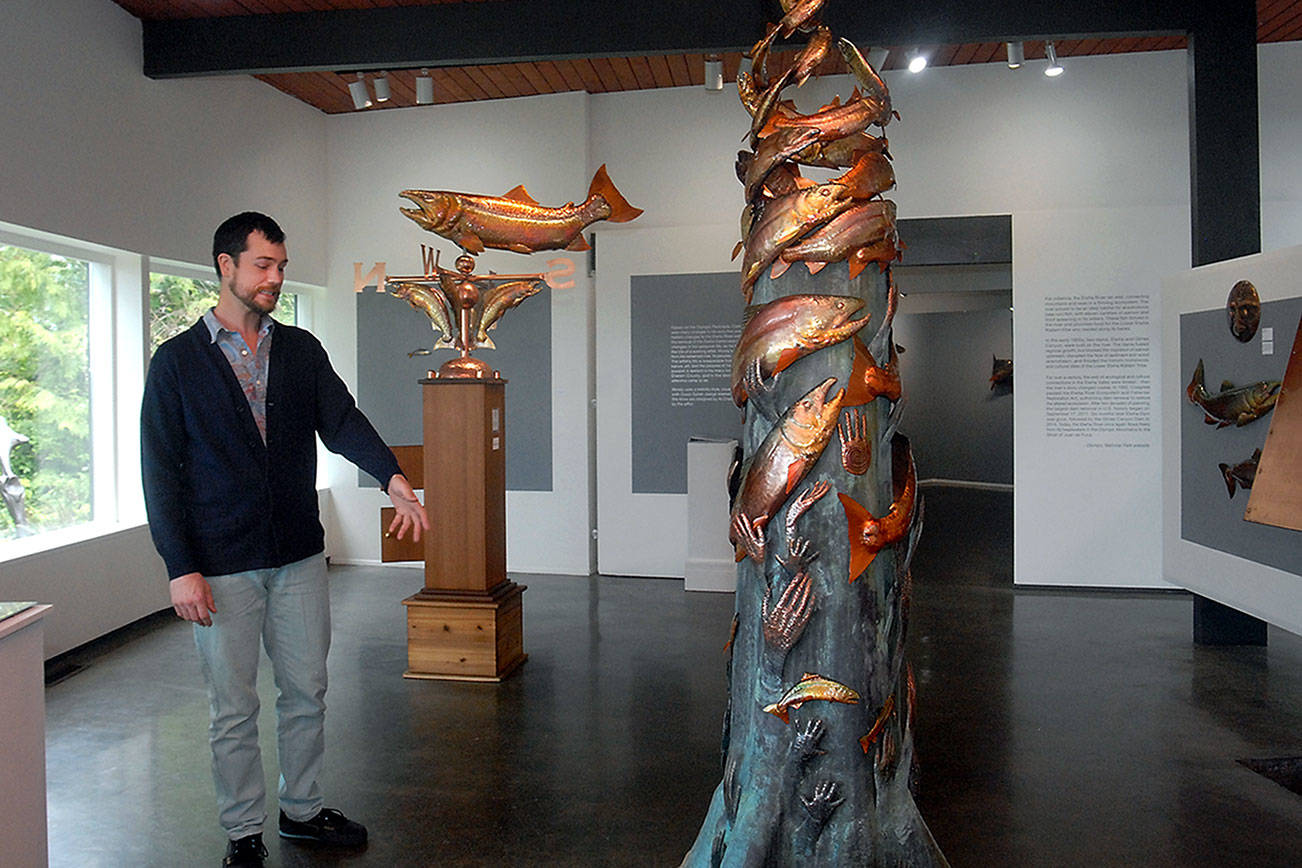 Natural world in copper: Port Angeles artist displays his work at fine arts center
