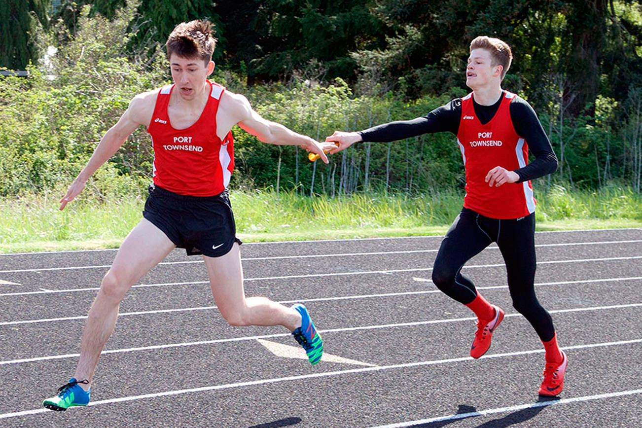 PREP TRACK AND FIELD: Port Townsend relay team sets school record; Bingham wins four events for Sequim