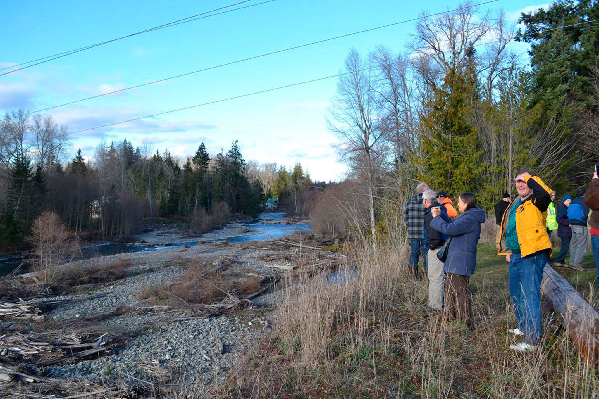 The Dungeness River Coalition recently sent a video to state officials in Olympia to help demonstrate the benefits of its proposed Dungeness Off-Channel Reservoir project. (Matthew Nash/Olympic Peninsula News Group)