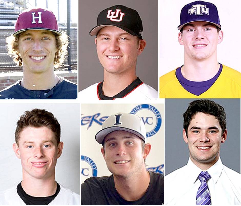 This week&rsquo;s sextet of Lefties being introduced to Port Angeles. Clockwise, from upper left, are Trent Bryan, Harvard; Jake Portaro, Utah; Benny Kaleiwahea, Tennessee Technological College; Cullen Ray, Arkansas State; Branden Williams, UC Riverside; Dutton Elske, University of Portland.This week&rsquo;s sextet of Lefties being introduced to Port Angeles. Clockwise, from upper left, are Trent Bryan, Harvard; Jake Portaro, Utah; Benny Kaleiwahea, Tennessee Technological College; Cullen Ray, Arkansas State; Branden Williams, UC Riverside; Dutton Elske, University of Portland.