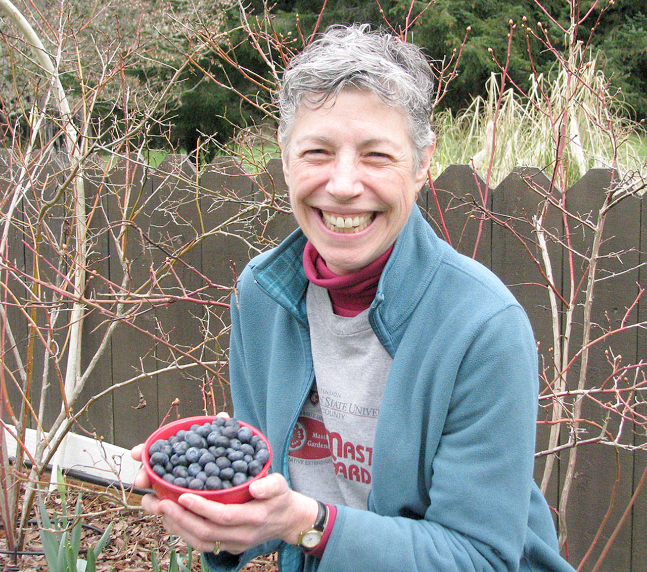 Amanda Rosenberg                                Washington State University Clallam County Master Gardener Jeannette Stehr-Green will present “What Do Your Blueberries Need to be Happy?” at noon today.