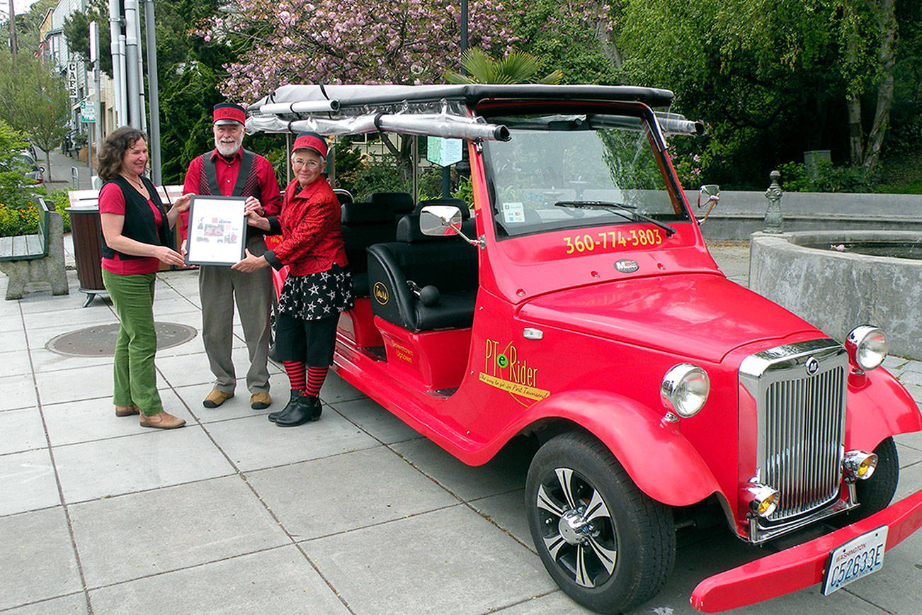 Electric taxi service in Port Townsend wins sustainability award