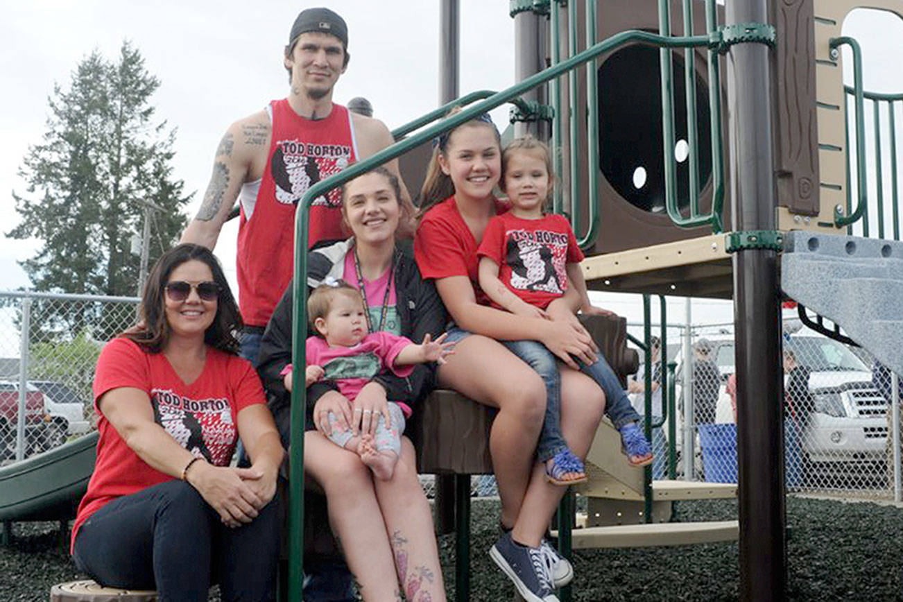 Toddlers’ playground in Forks built in memory of teen’s father