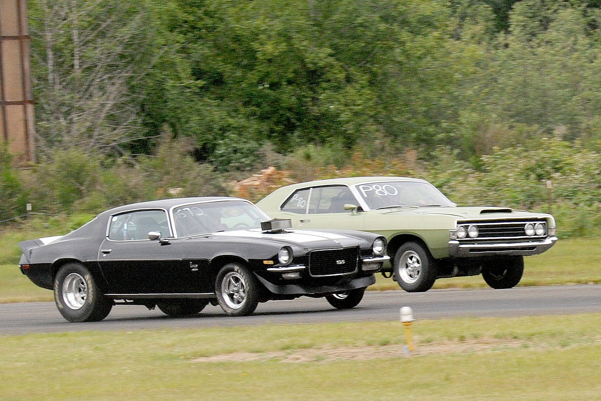 Lonnie Archibald/Peninsula Daily News The West End Thunder’s summer drag races are returning to the Forks Municipal Airport beginning Saturday.