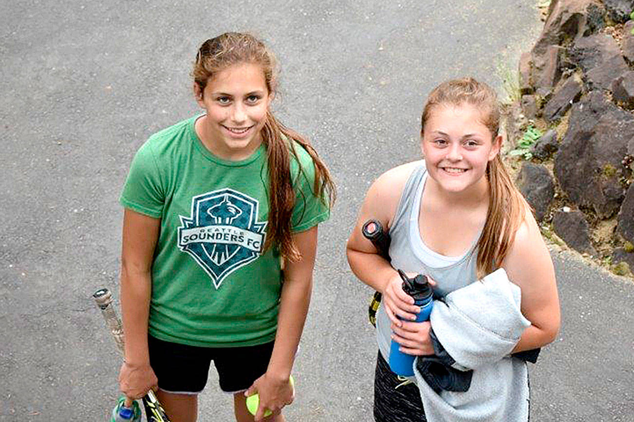 STATE TENNIS: Sequim duo off to state