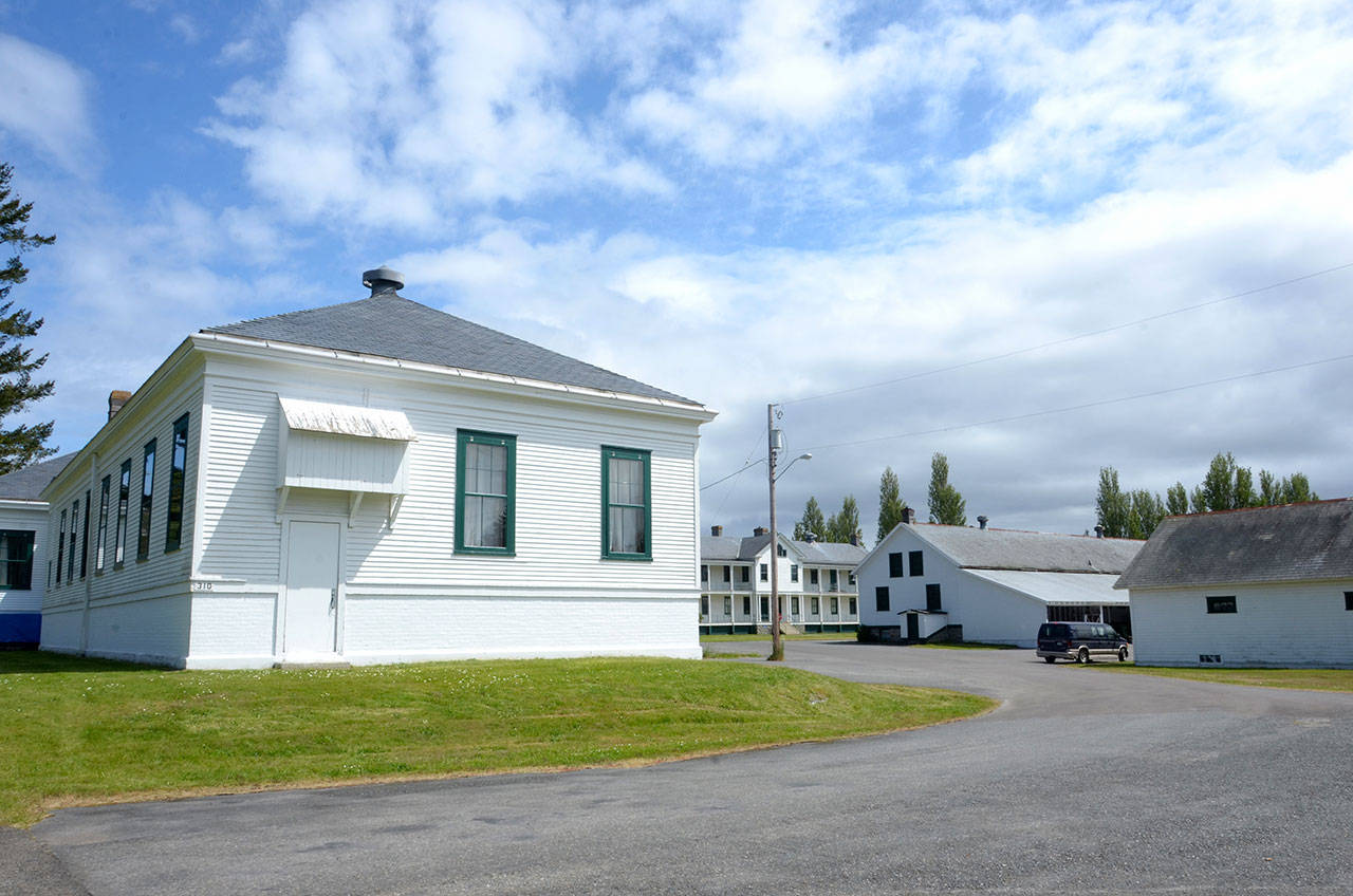 The Fort Worden Public Development Authority is still in the planning phases for an art community at Makers Square in Fort Worden. (Cydney McFarland/Peninsula Daily News)