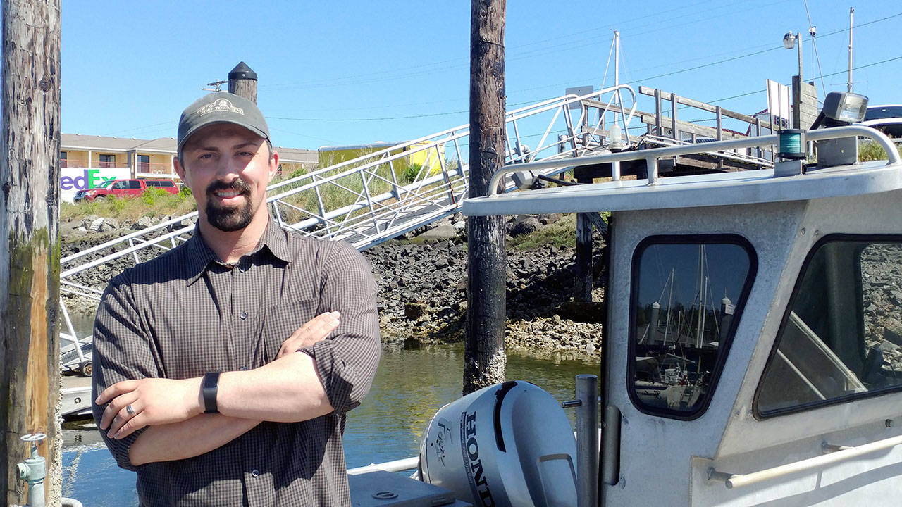T.J. Quandt was promoted to business manager for the Port of Port Townsend in April. Quant has worked for the Port for seven years in the boat yard and on moorage. (Port of Port Townsend)